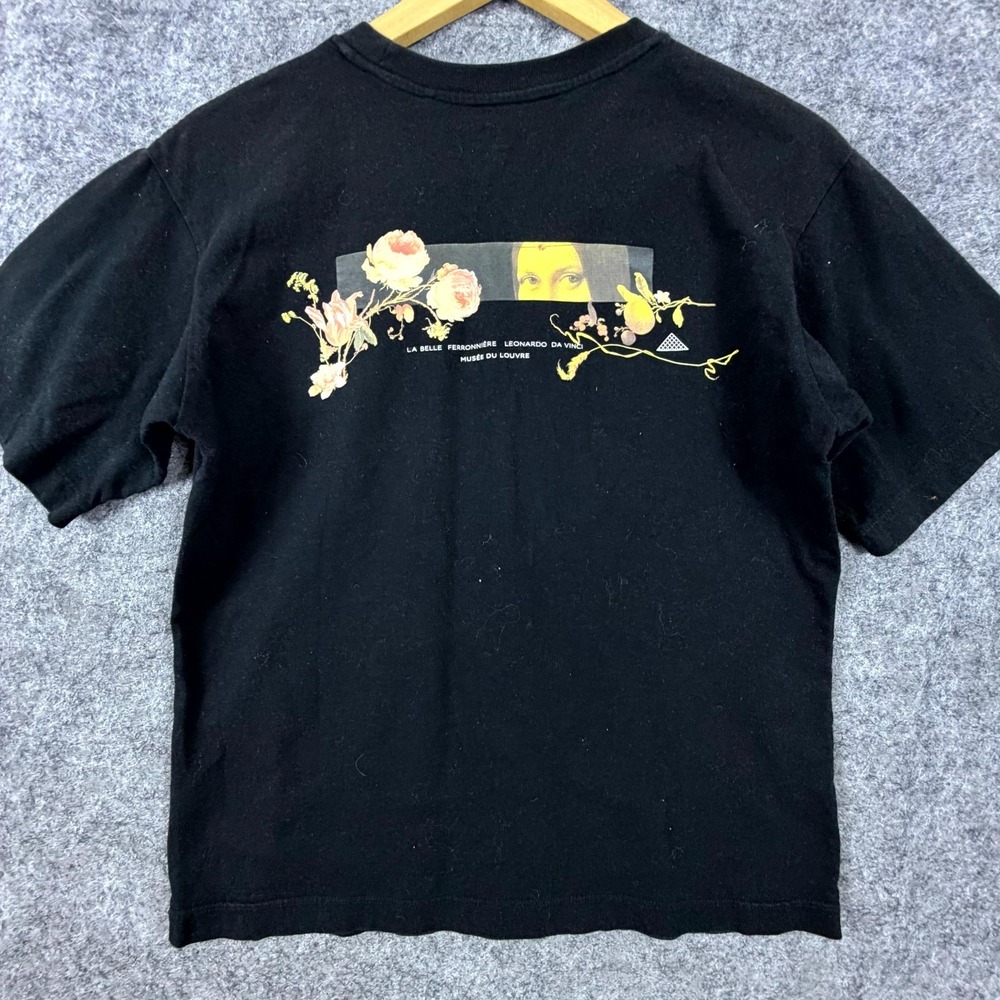 Uniqlo UT Museum DU Louvre La Belle Ferronniere T-Shirt Men XS Black Graphic